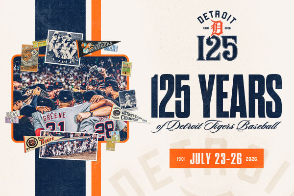 125 Years of Detroit Tigers Baseball.