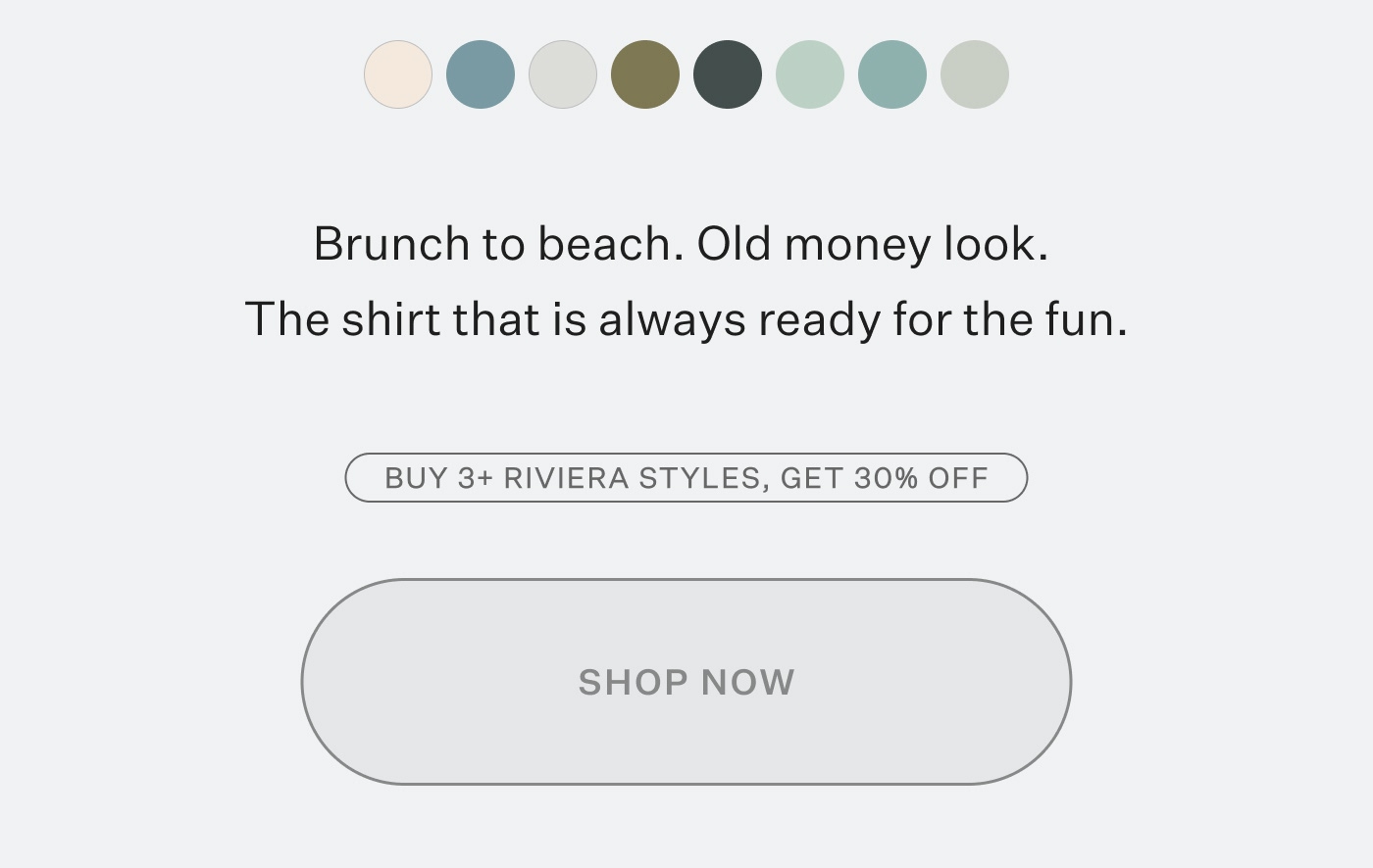Riviera Knit Button Up