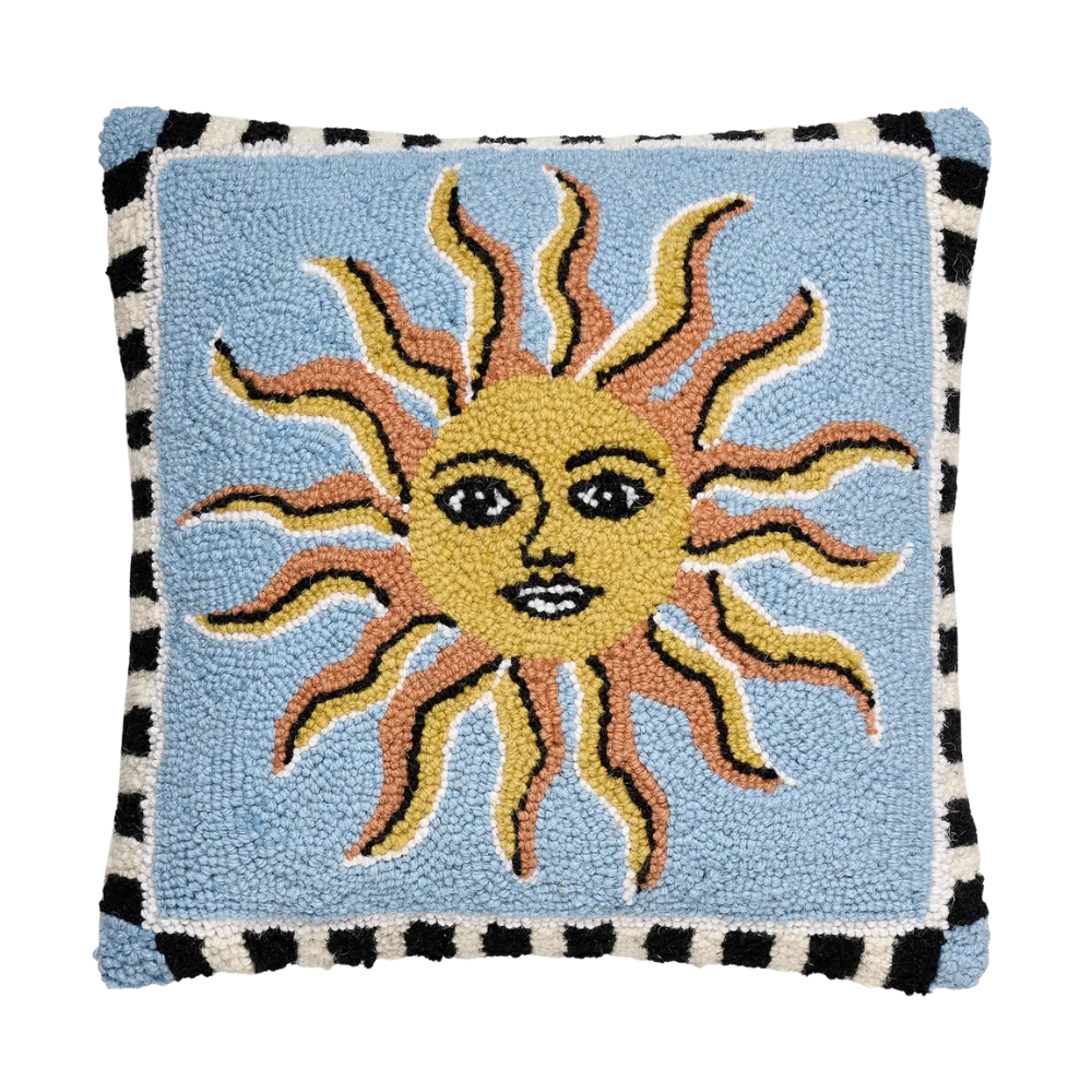 Image of Celestial Sun Hook Pillow