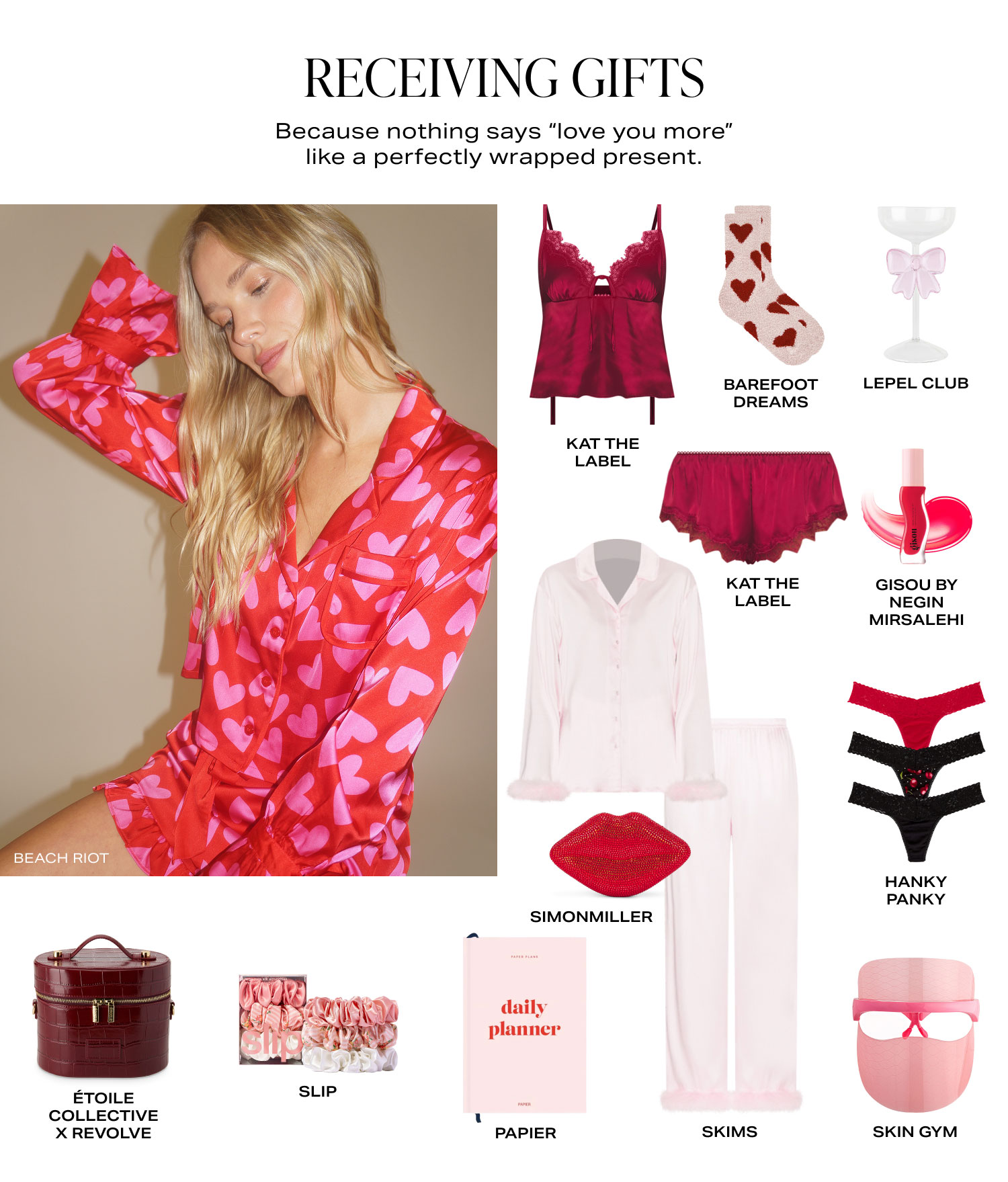 WHAT'S YOUR LOVE LANGUAGE? Receiving Gifts. Product Assortment. Shop Now.