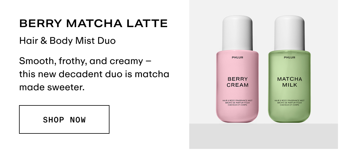 Berry Matcha Latte - Hair & Body Mist Duo