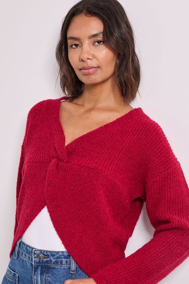 Wrap Front Cardigan