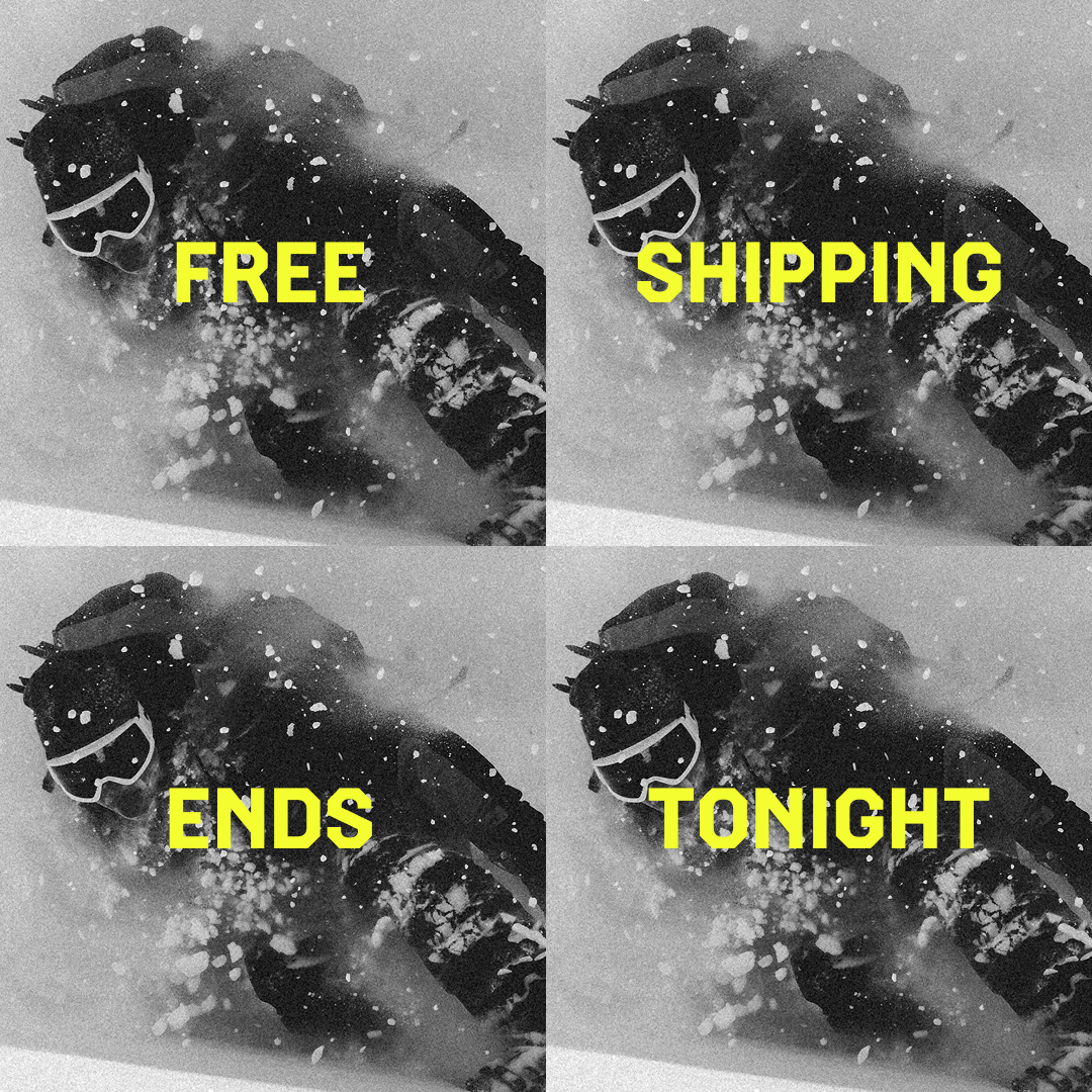 FREE SHIPPING ENDS TONIGHT