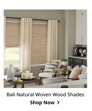 Bali Natural Woven Wood Shades | Shop Now >