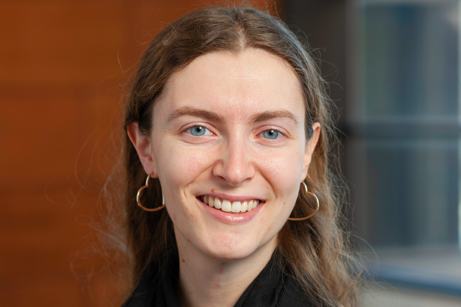 Emily Moore smiles at the camera.