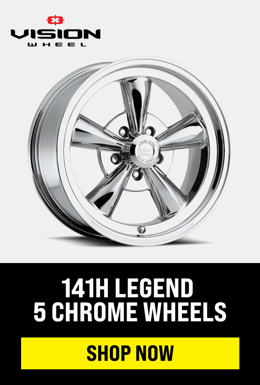 141H Legend 5 Chrome Wheels