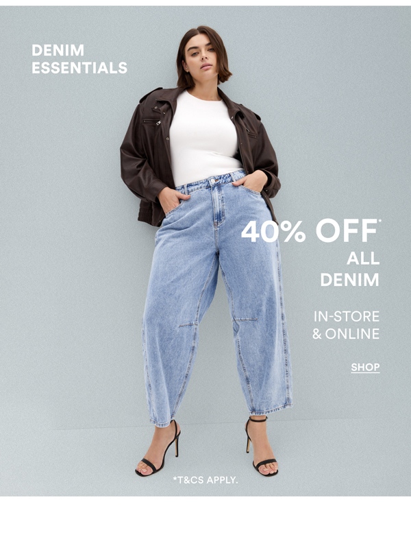 Shop 40% Off* All Denim