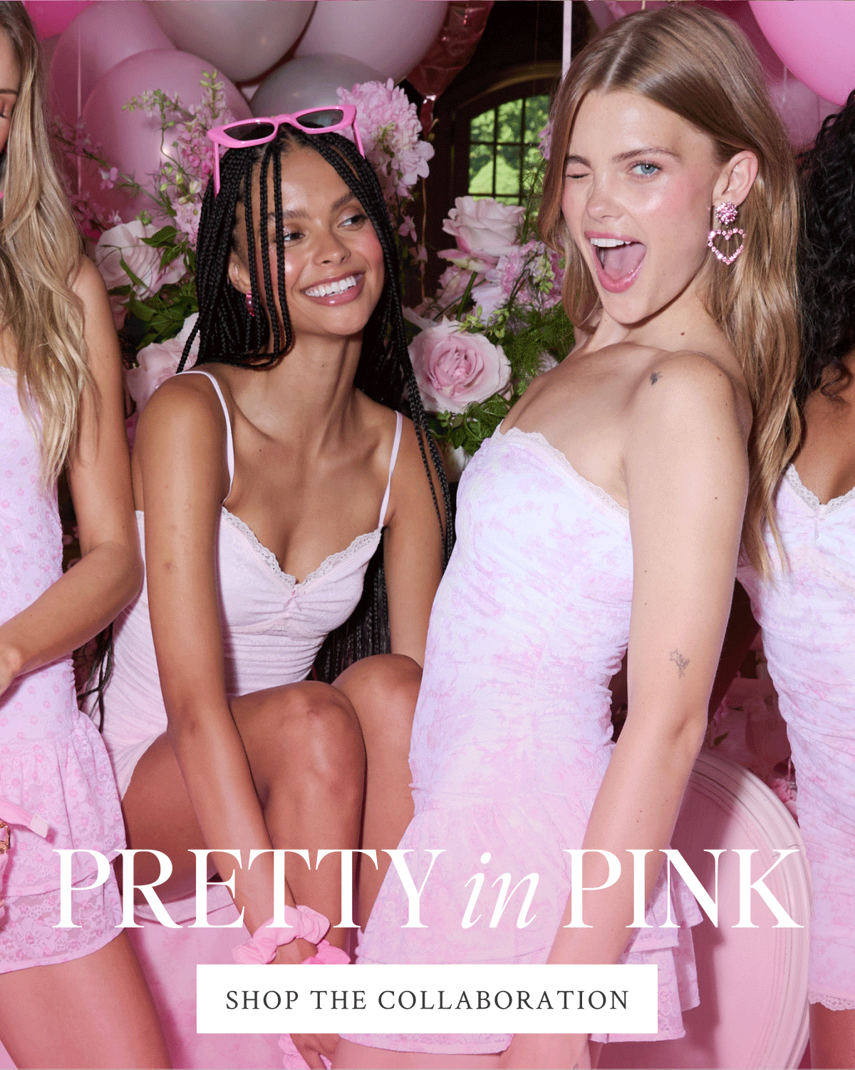 PRETTY IN PINK <SHOP THE COLLABORATION>