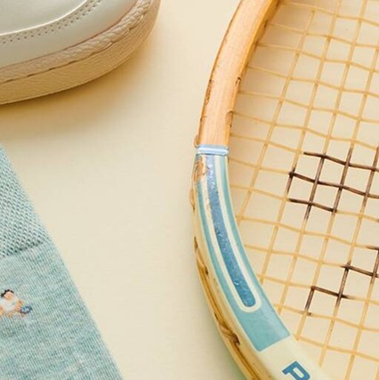 The Ace, Lawn Edition – Luxury Tennis Themed Socks
