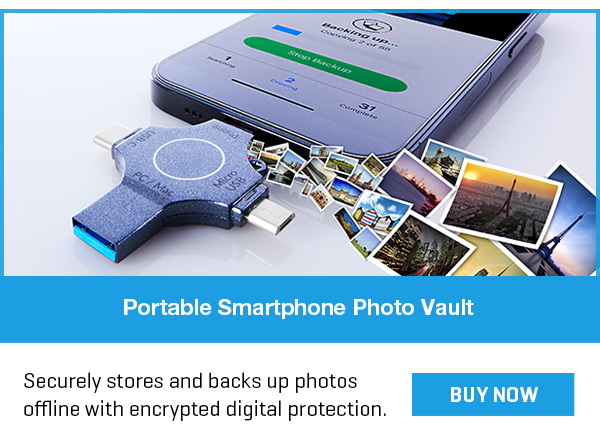 Portable Smartphone Photo Vault