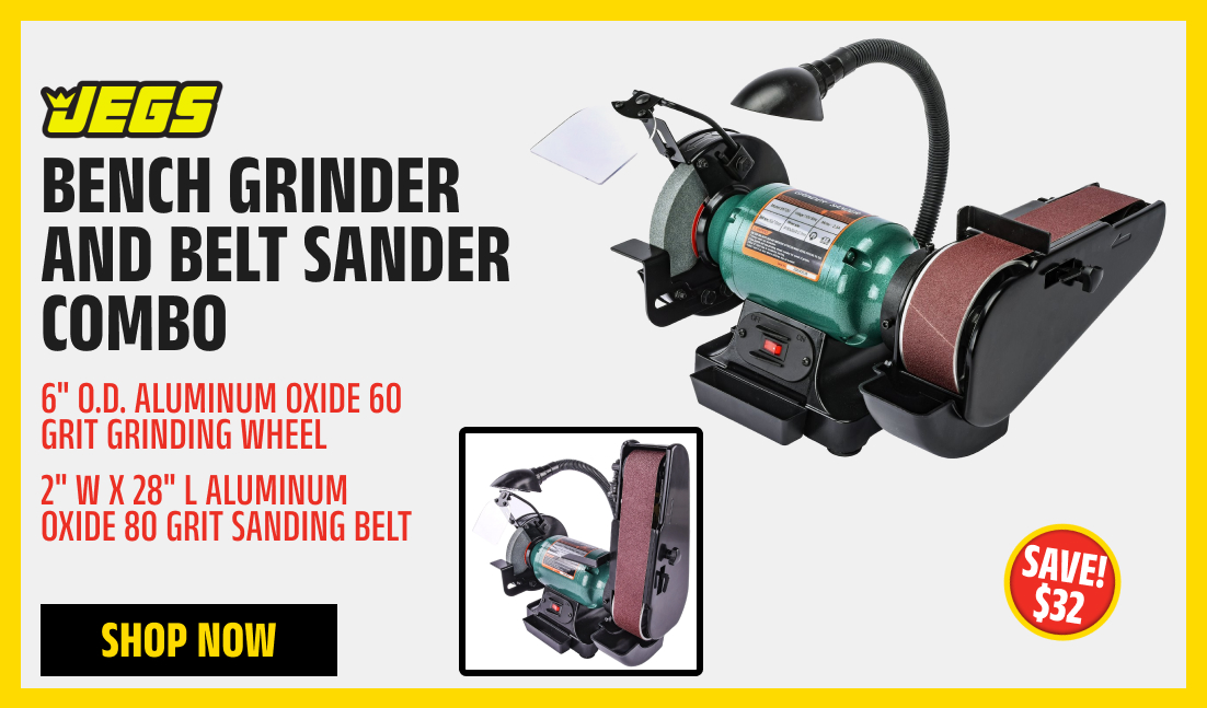 Bench Grinder and Belt Sander Combo