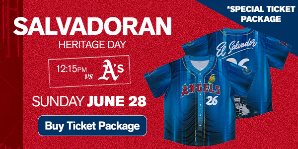 Salvadoran Heritage Day *Special Ticket Package - Sunday, June 28, 12:15pm vs. Athletics - Buy Ticket Package
