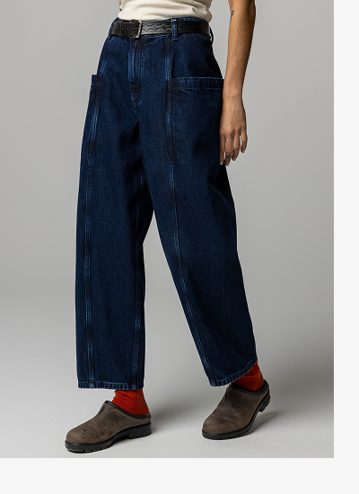 Women's Croft Workwear Denim Barrel Trouser | Finisterre