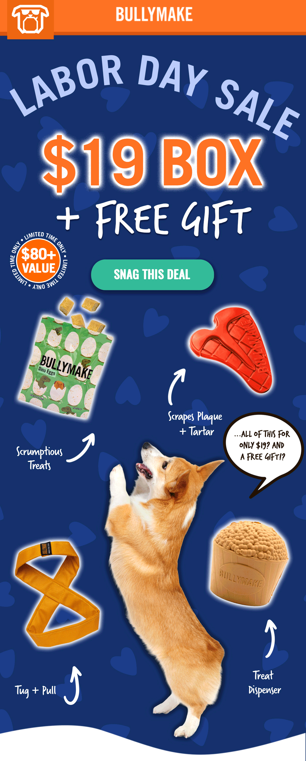 Bullymake Dog Toy Subscription Box