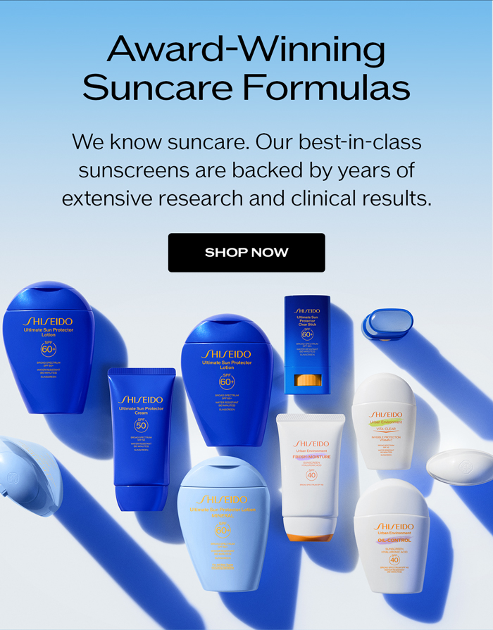 We know suncare. Our best-in-class sunscreens are backed by years of extensive research and clinical results.