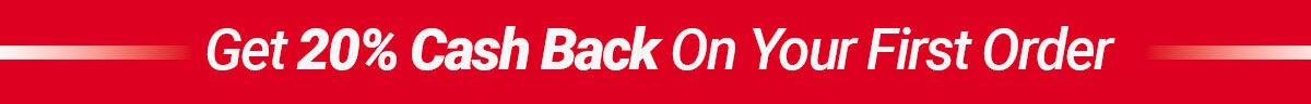 Get 20% Back on Your First Order Today