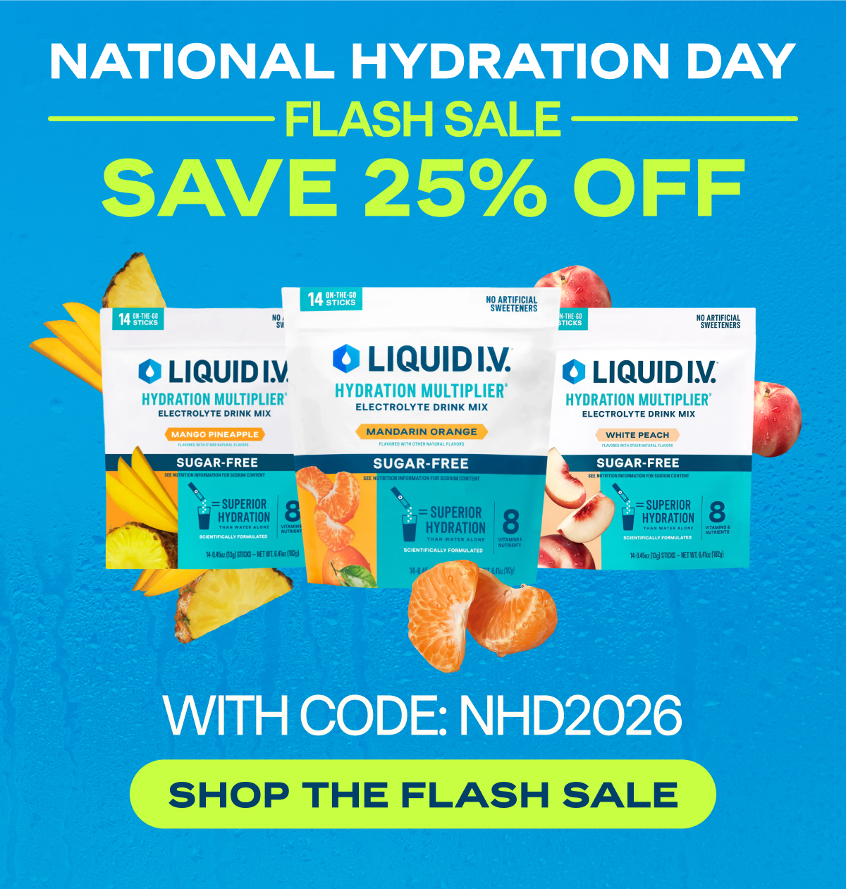 Save 25% Off Flash Sale