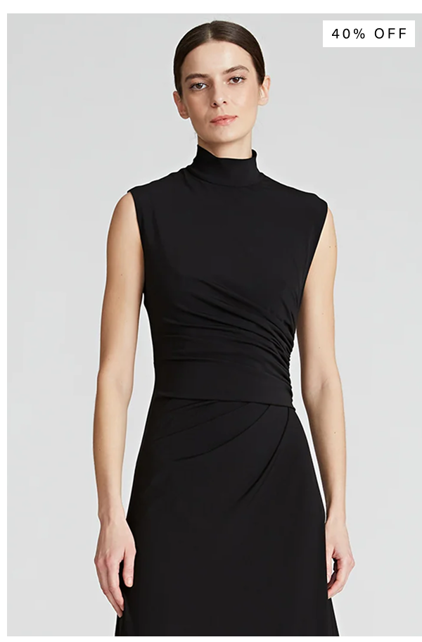 Layla Jersey Side Drape Dress (40% off)