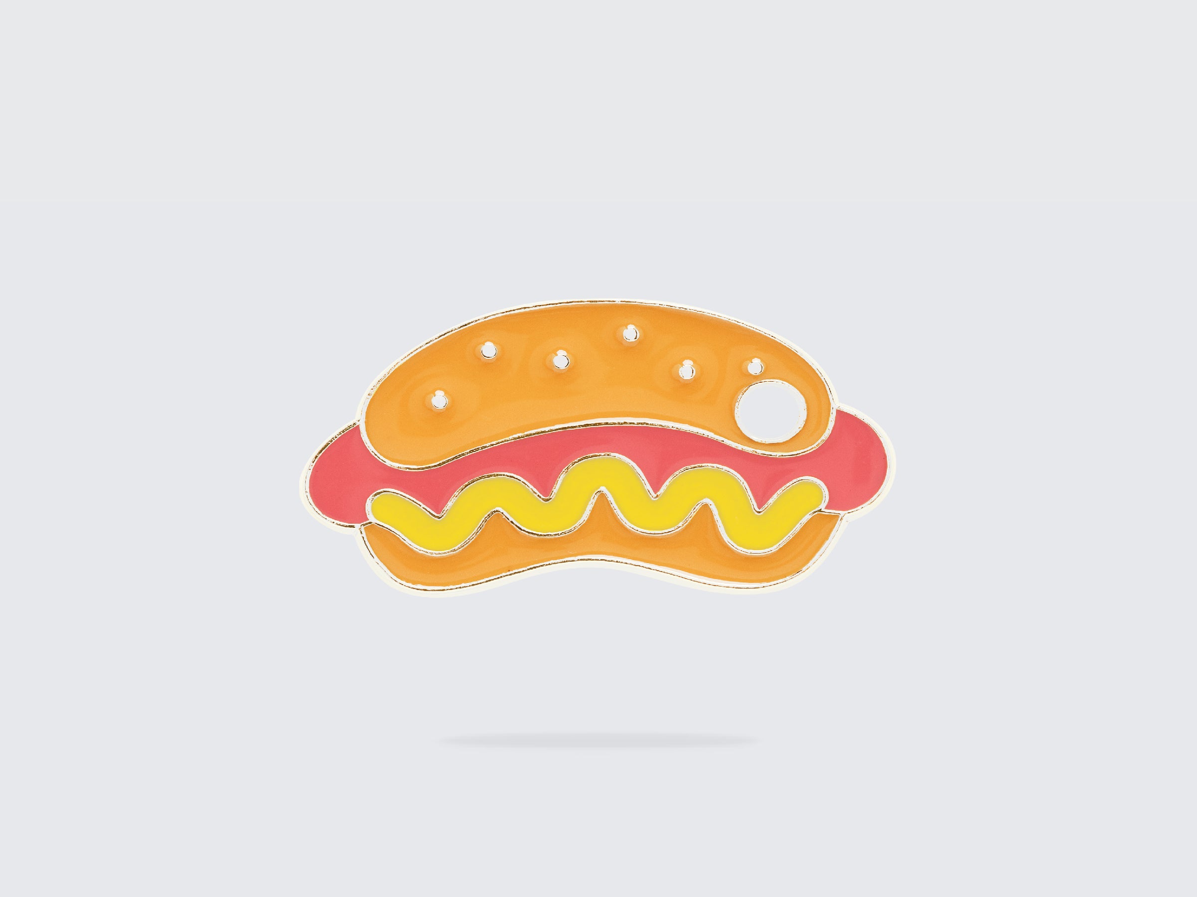 Image of Médaille hot dog pour chien