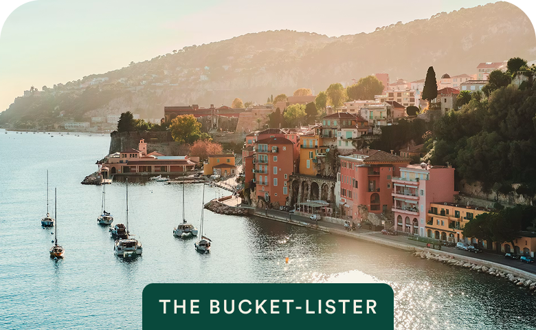 Mediterranean harbor town with The Bucket-Lister badge on A Week in France: The Riviera, Provence & Paris — opens itinerary.