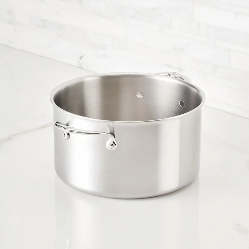 Professional Clad Stainless Steel Stockpot, 8-Quart