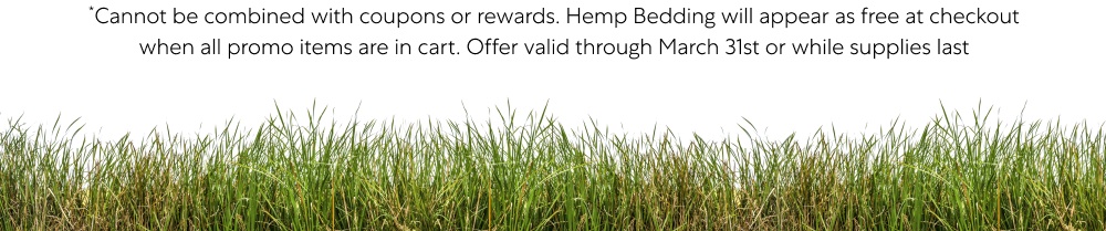 Shop the Brooder Bundle *Cannot be combined with coupons or rewards. Hemp Bedding will appear as free at checkout when all promo items are in cart. Offer valid through March 31st or while supplies last