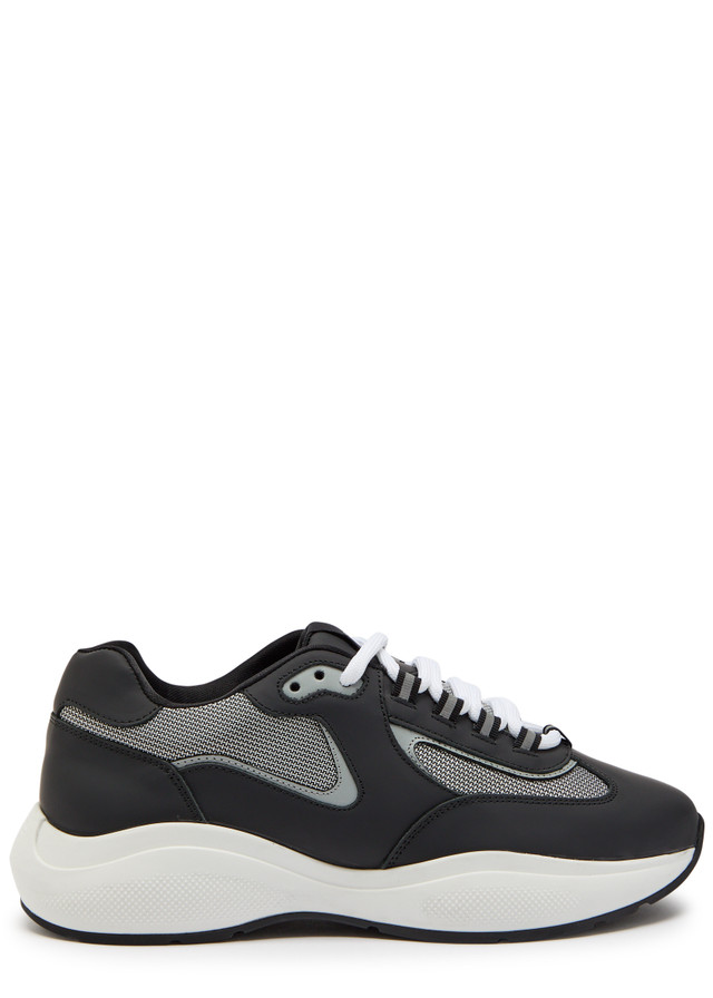 CLEENS Podium panelled mesh sneakers