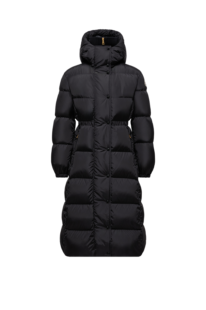 Chamer Wool-Trimmed Hooded Long Down Jacket