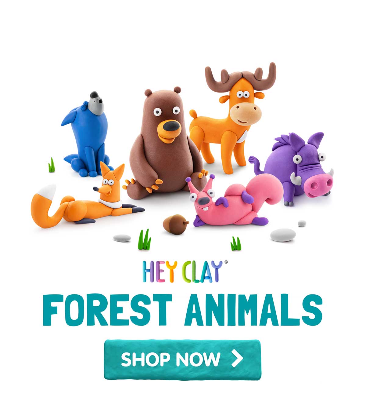 Hey Clay Forest Animals - Shop Now