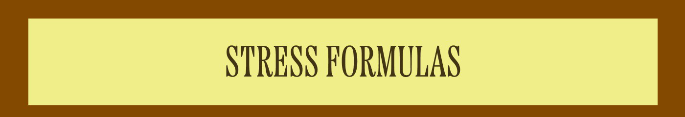 Stress Formulas