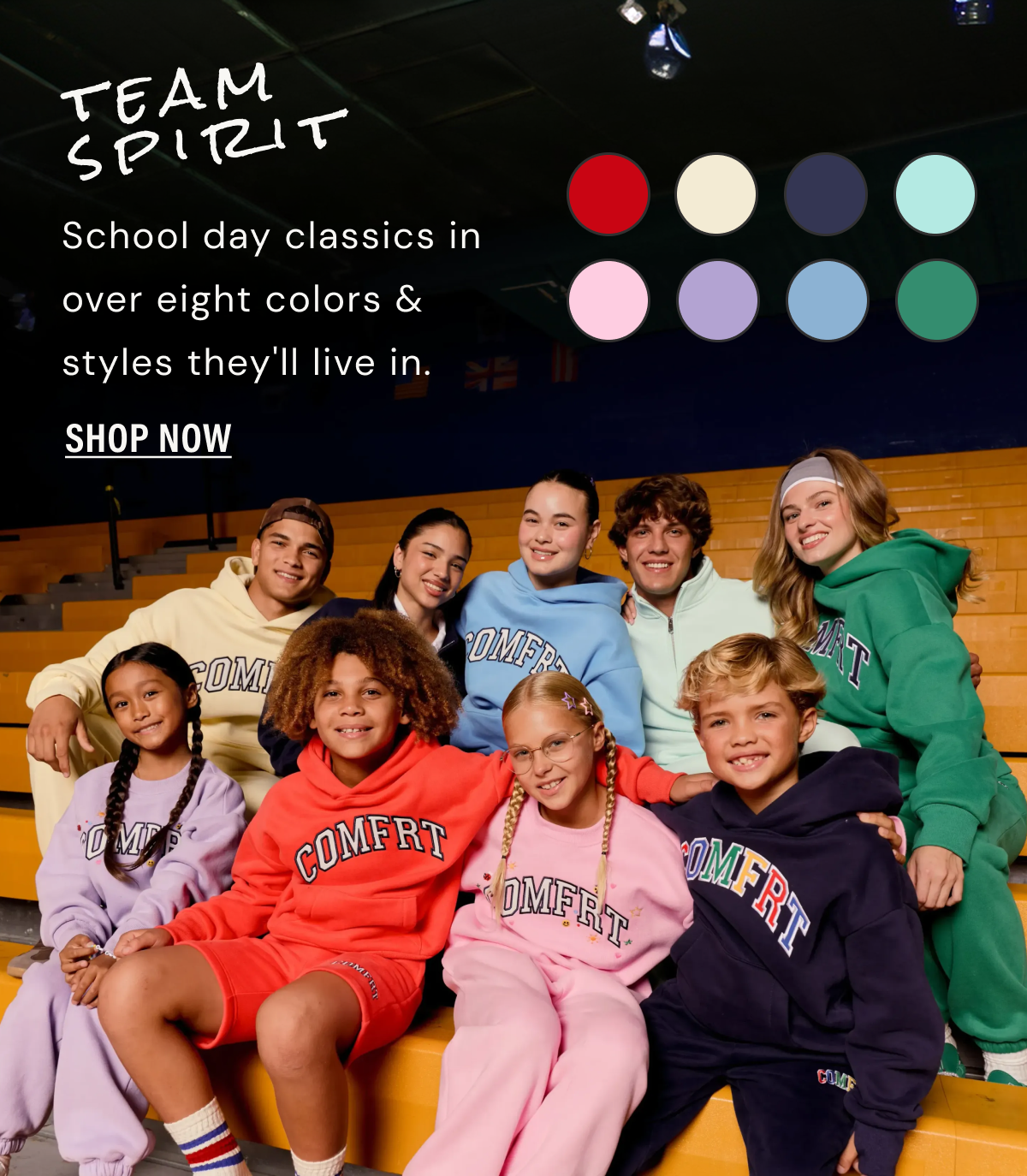 Show Your Team Spirit | Shop Varsity