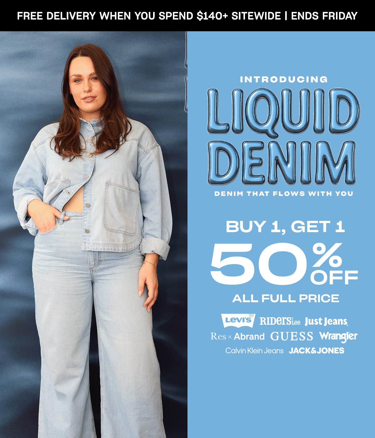 50% off second item. All full price