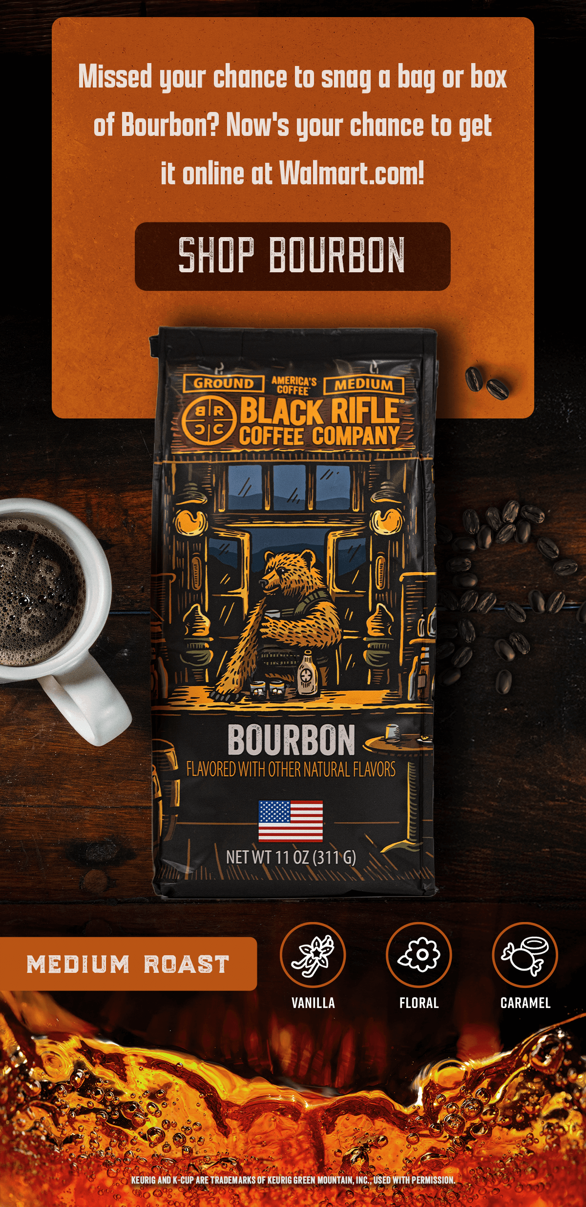Missed your chance to snag a bag or box  of Bourbon? Now's your chance to get  it online at Walmart.com! | Shop Bourbon