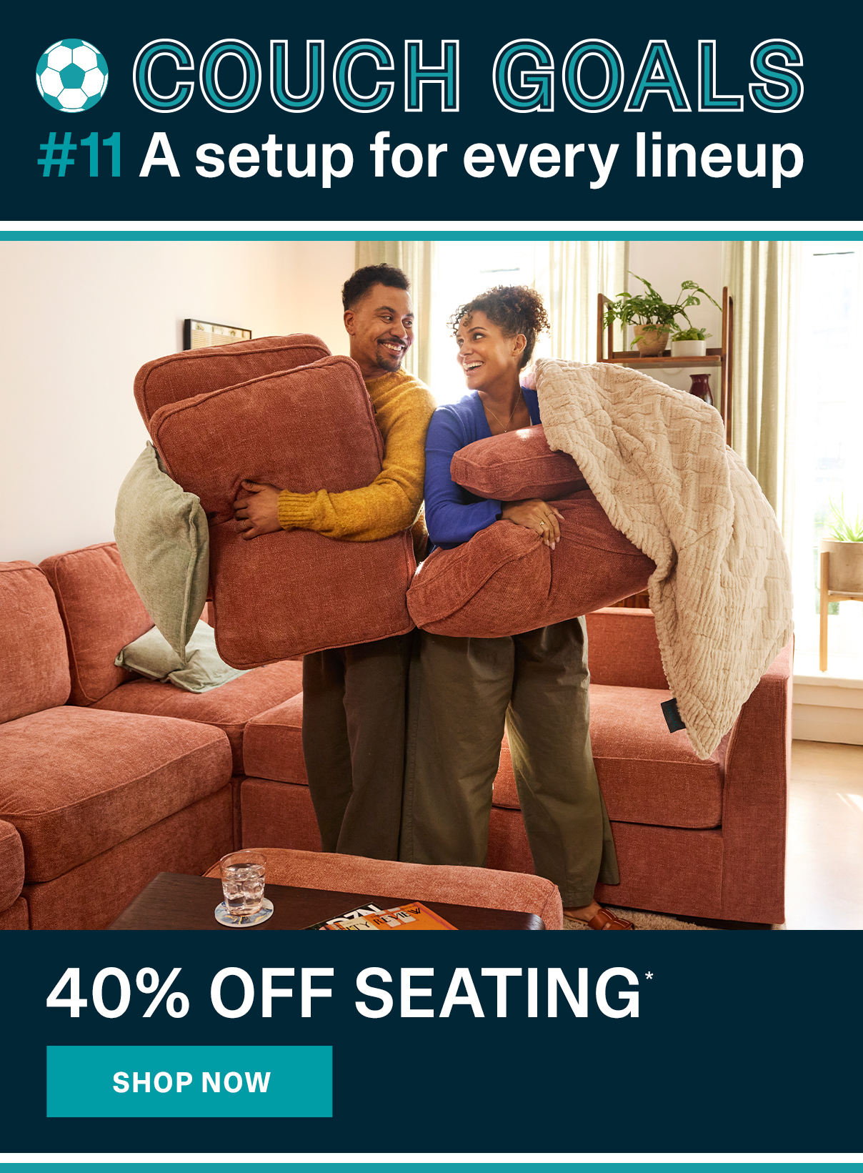 COUCH GOALS | A setup for every lineup
