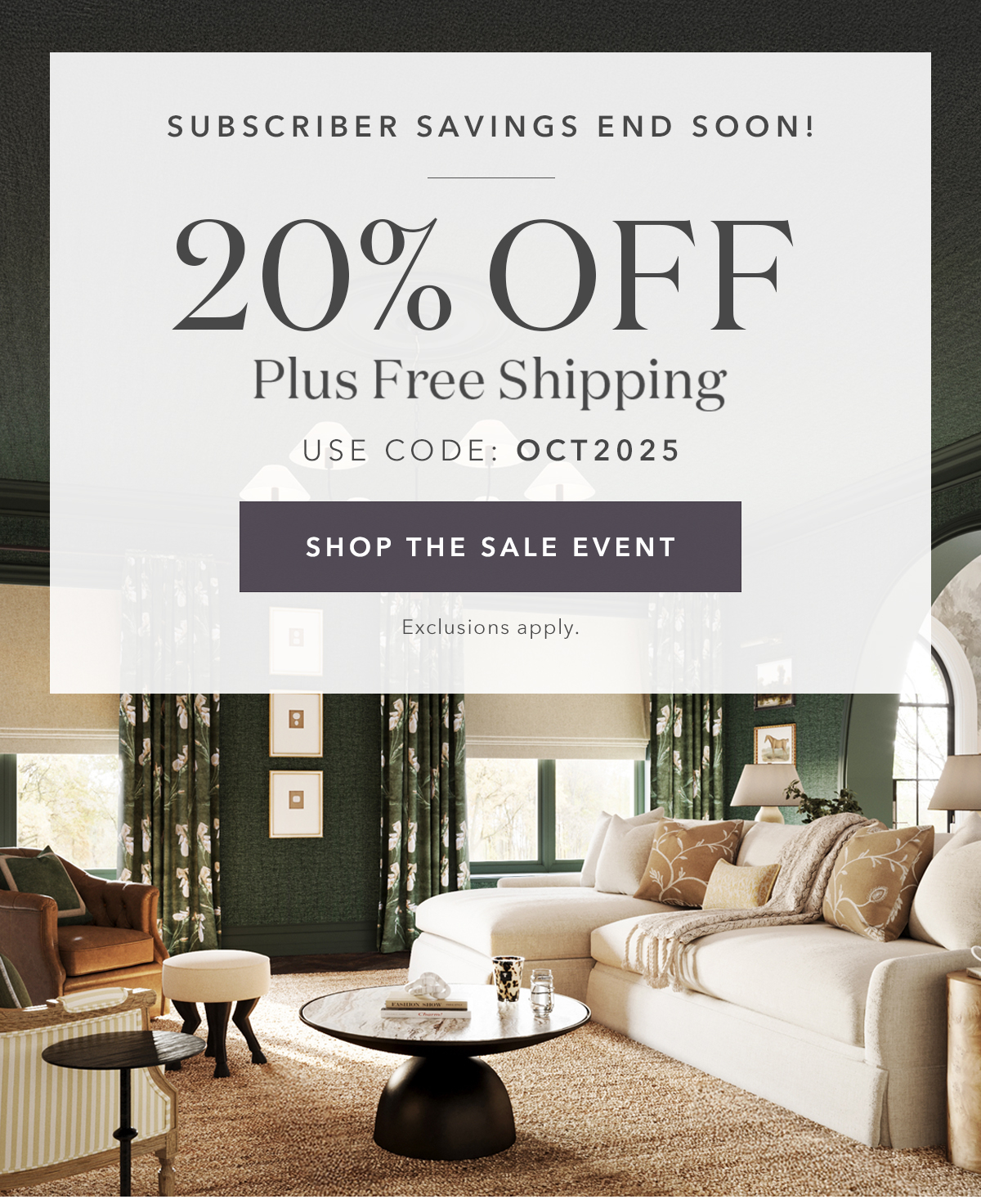 Shop the Sale Event