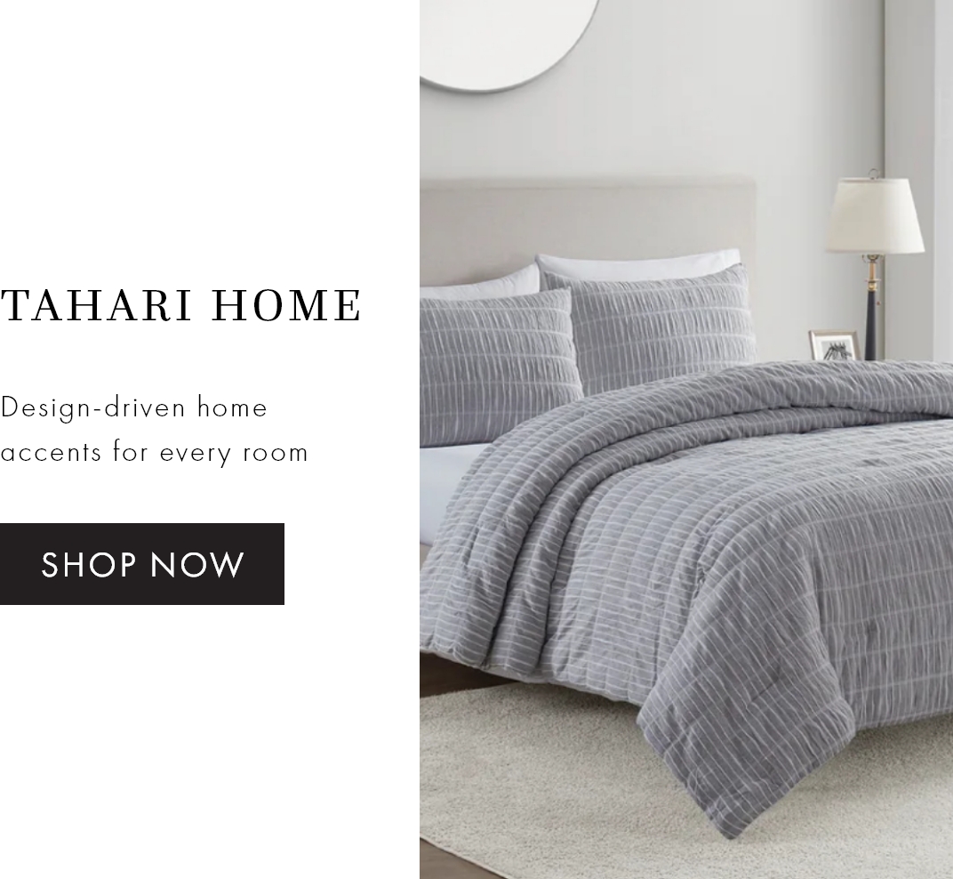 TAHARI HOME | Design-driven home accents for every room | SHOP NOW