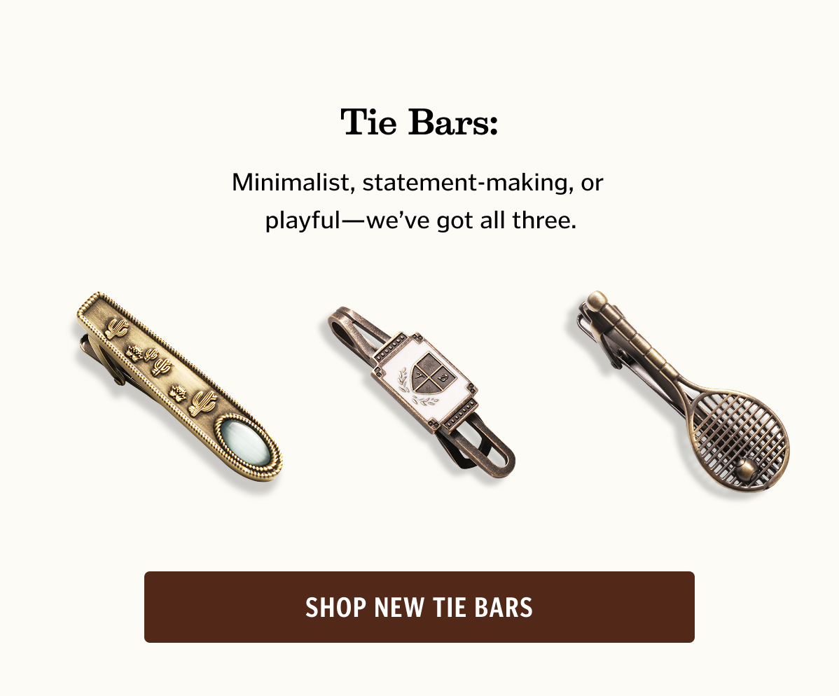 Shop New Tie Bars
