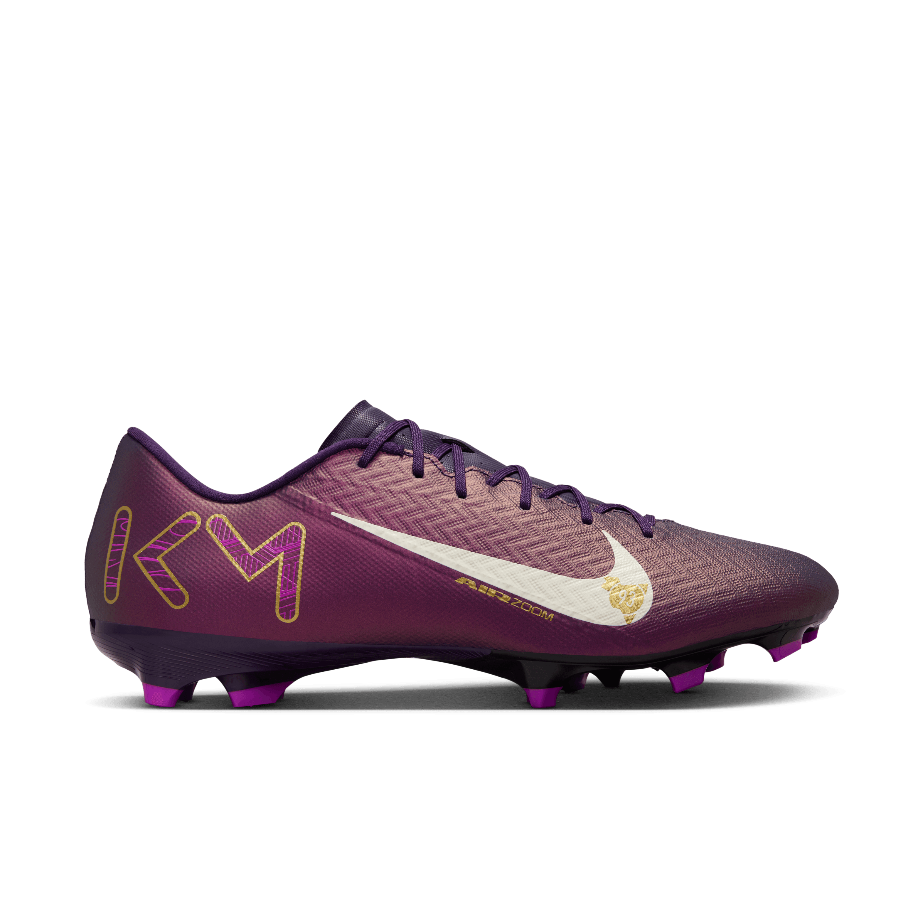 Image of Nike Mercurial Vapor 16 Academy "Kylian Mbappé" FG-Grand Purple/Pale Ivory
