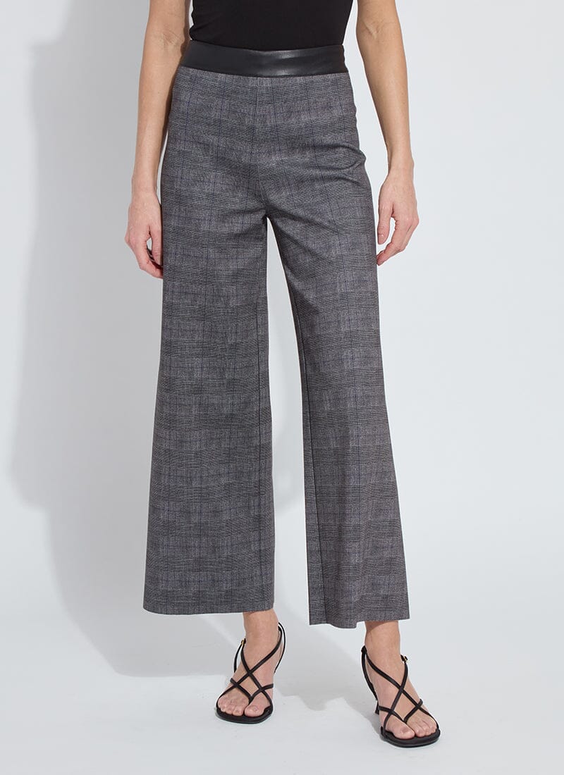 Image of Denver Hi Waist Wide Leg Printed Ponte (28" Inseam)