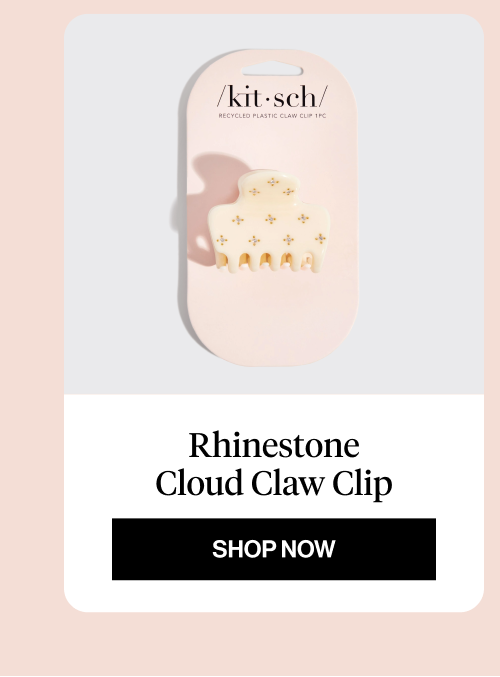 Rhinestone Cloud Claw Clip