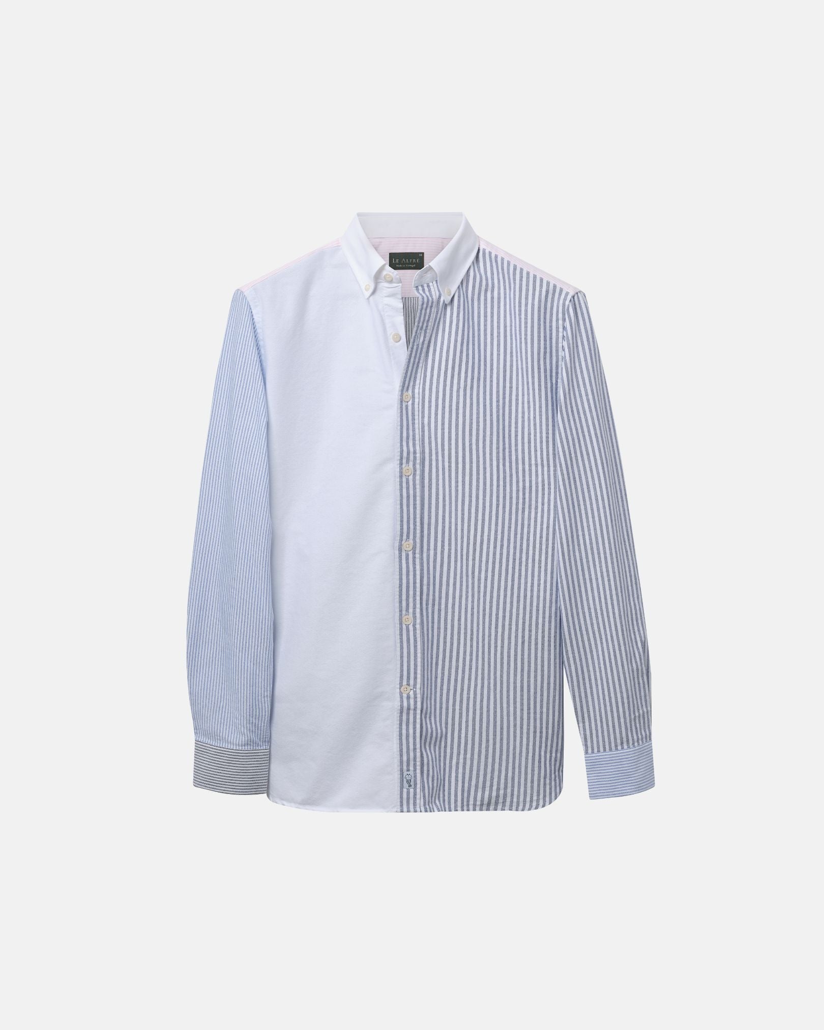 Image of "Le Fun" Striped Oxford Shirt
