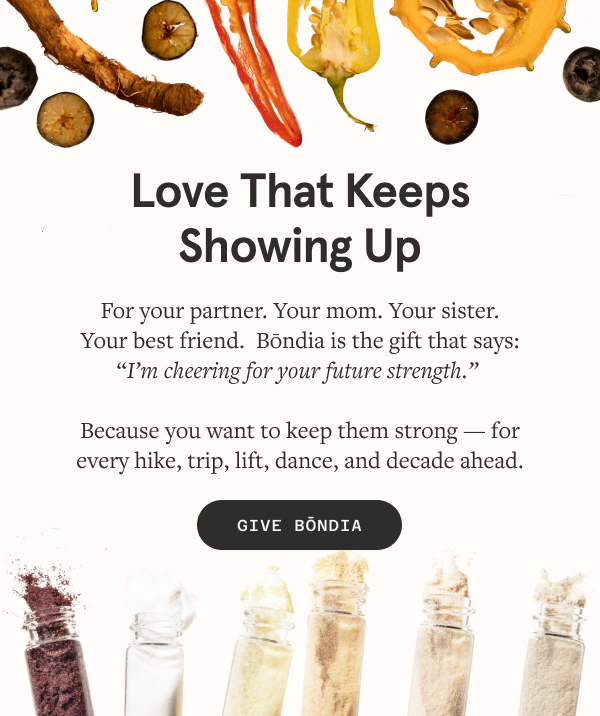 Bōndia is the gift that says: “I’m cheering for your future strength.” 