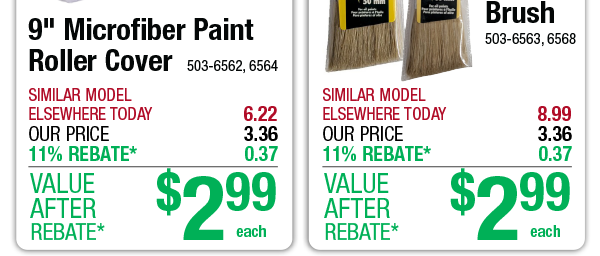 Angled Paint Brush - ONLY $2.99 After Rebate*!