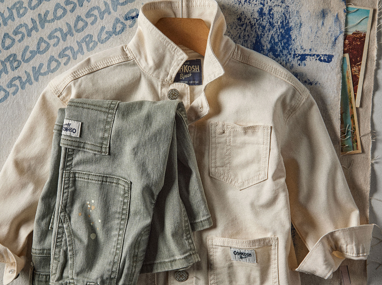 Up To 50% Off* Oshkosh Styles | Fresh looks incoming for the next class of icons. Save big & prep for back-to-school with up to 50% off* OshKosh B’gosh. | Shop Now