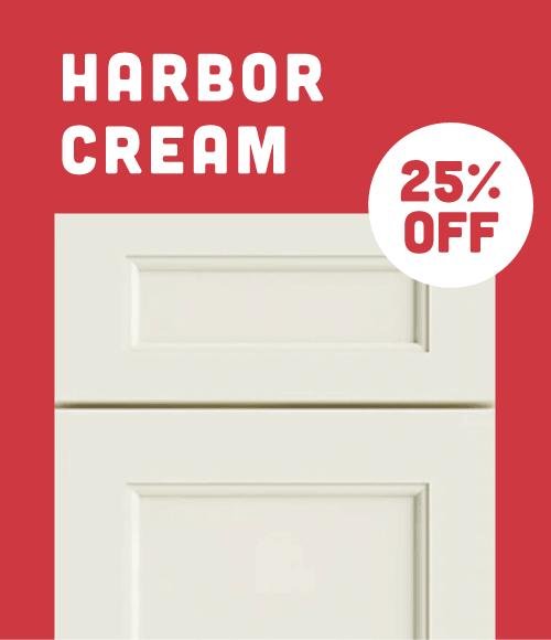 Harbor Cream cabinet with 25% off