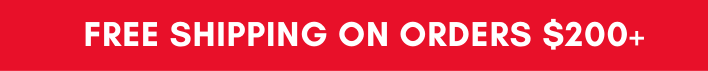 Free shipping on orders $200+