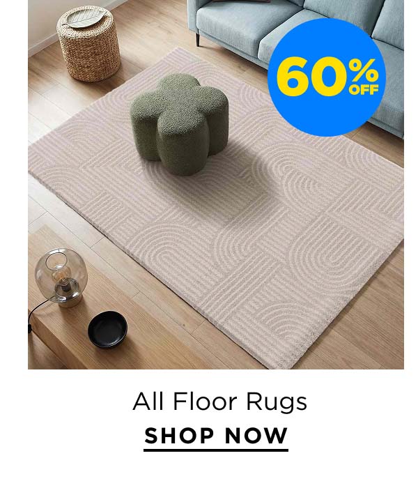 60% Off All Floor Rugs