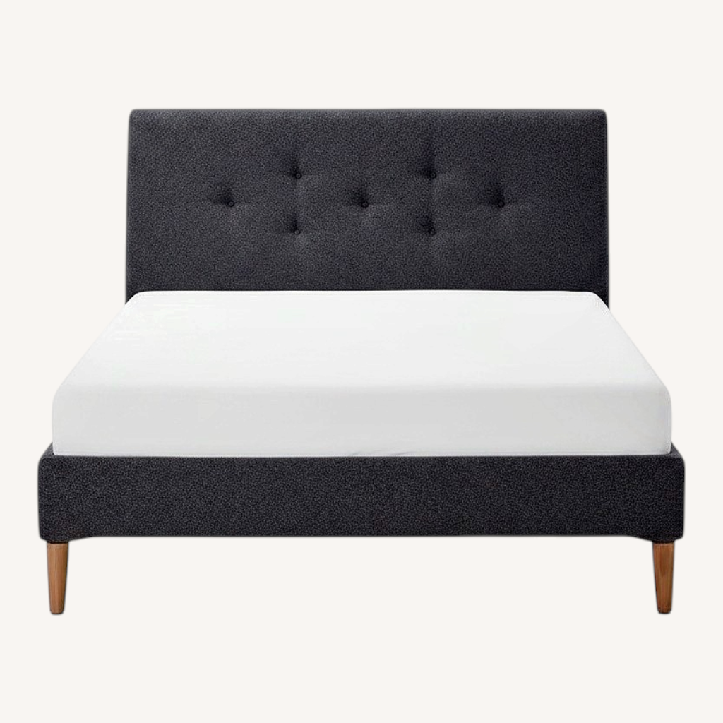 Image of Ikea Idanäs Dark Grey Bed Frame