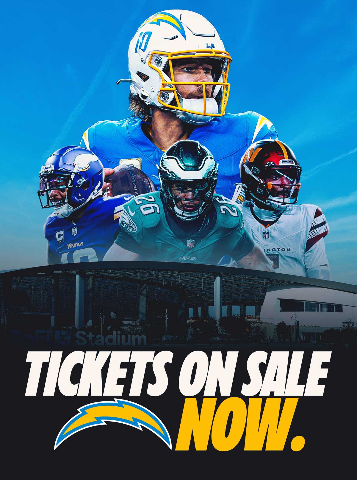 Chargers Tickets on Sale Now!