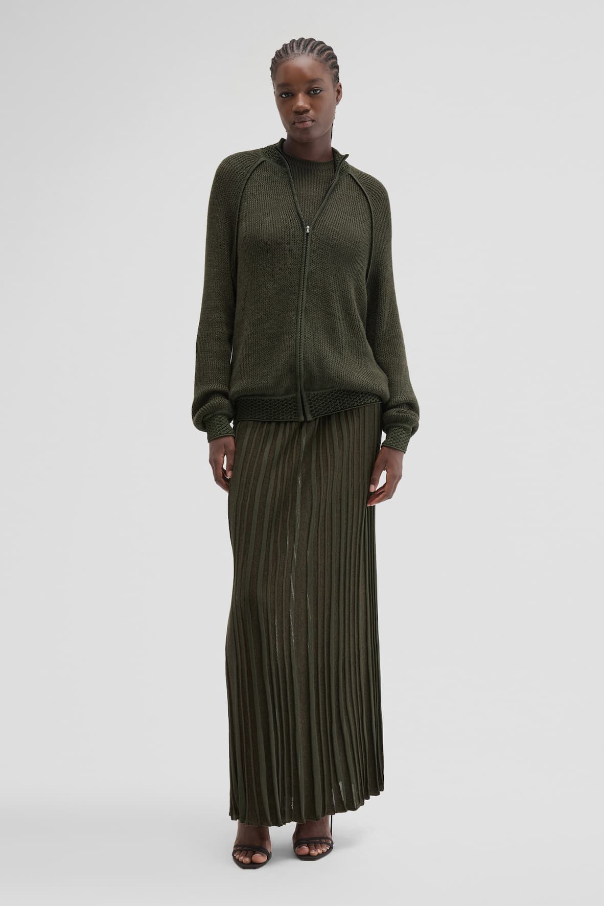 Terry Skirt Military Green